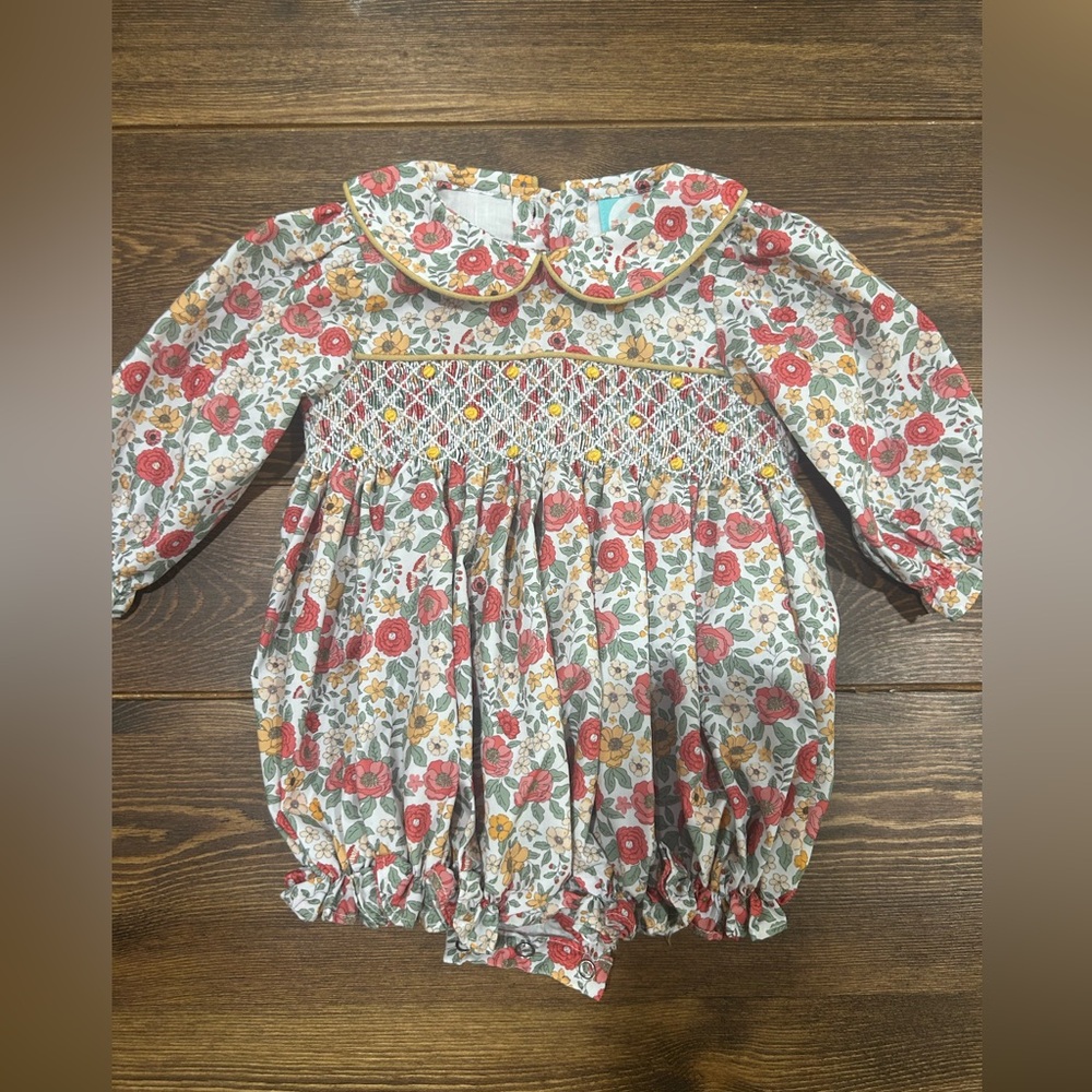 Smocked Flamingo Fall Bubble